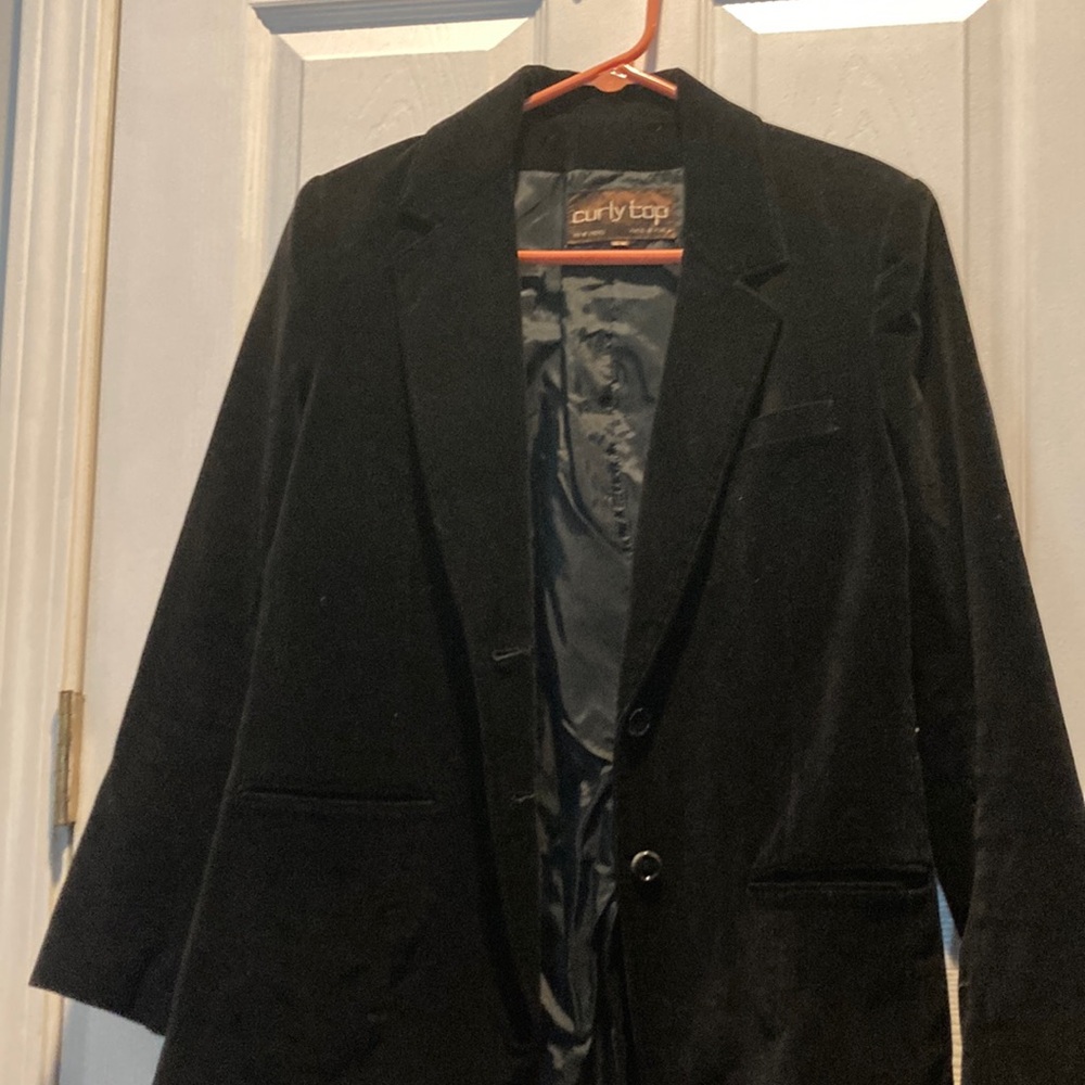 Curly Top - Velvet Suit Coat